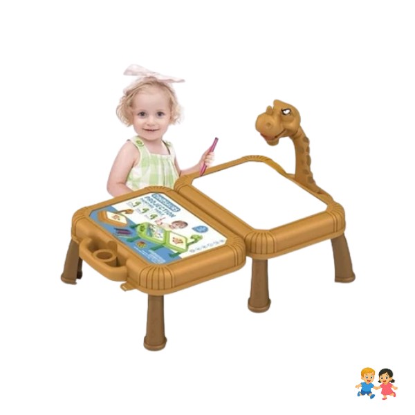 Mesa De Dibujo Didáctica Con Proyector Infantil.