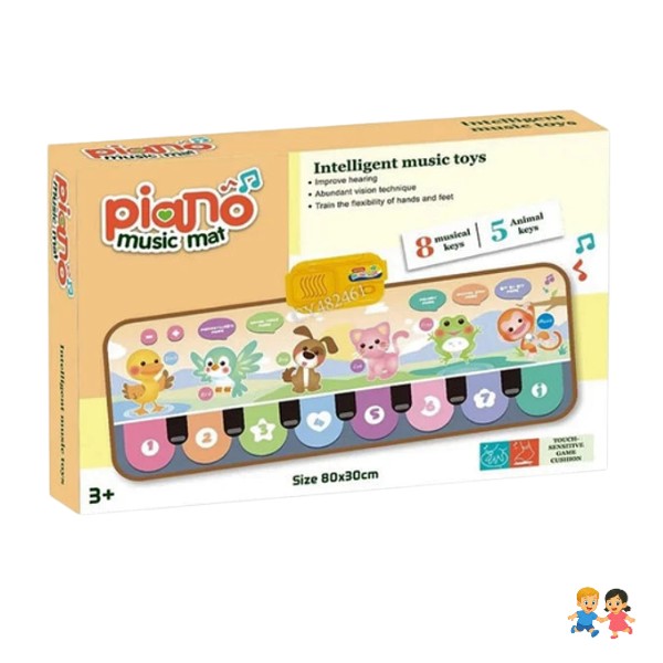 Alfombra Sensorial Tapete Baile De Piano Musical Para Niños.