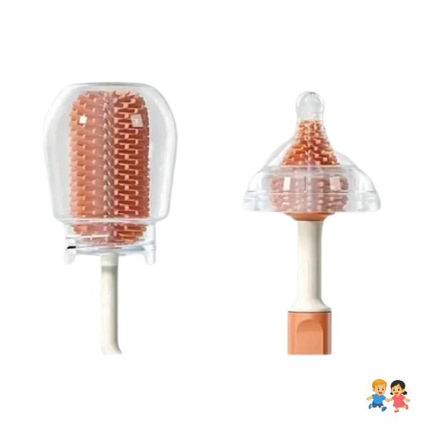 Cepillos De Silicona Limpiadores De Mamaderas y Tetinas.