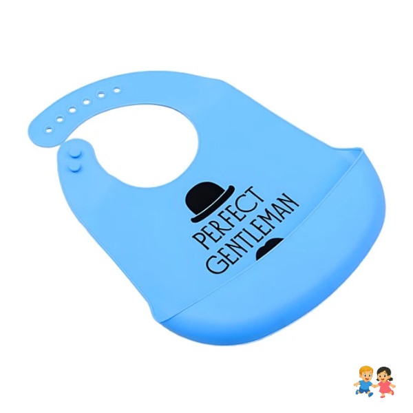 Pack De 2 Baberos De Silicona Con Bolsillo.