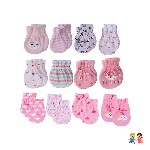 Mitones O Guantes De Bebe Pack 2 Unidades.