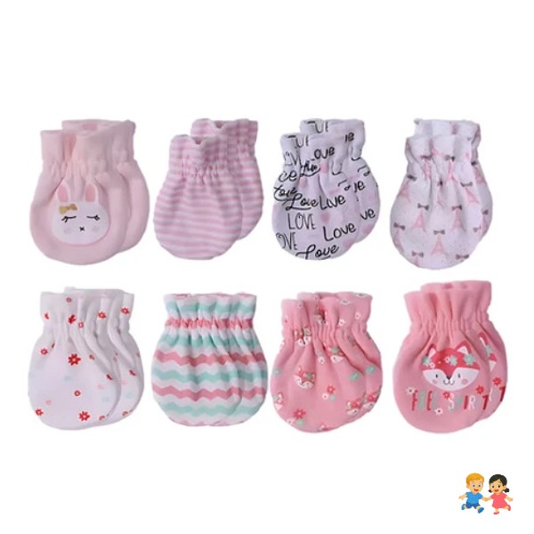 Mitones O Guantes De Bebe Pack 2 Unidades.