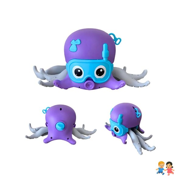 Juguete Pulpo Interactivo Para Niños, Piscina Y Baño 3 En 1.