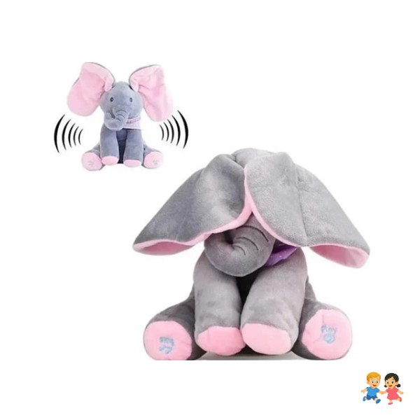 Elefante De Apego Musical Mueve Las Orejas.