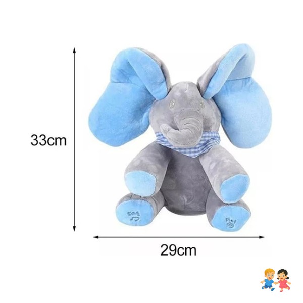 Elefante De Apego Musical Mueve Las Orejas.