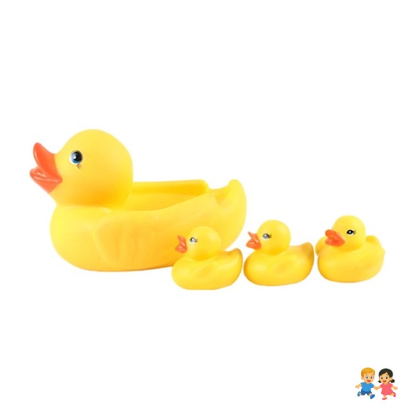 Set Patitos De Hule Para El Baño Niños (4 Unidades).