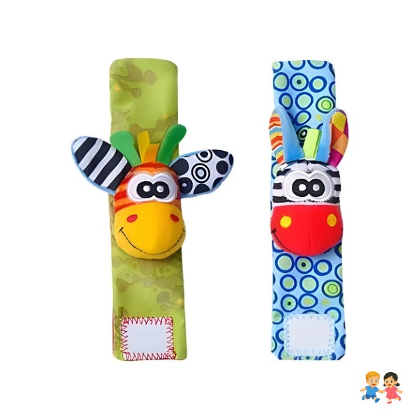 Pack Pulseras Muñequera Estimulante Sensorial Bebé.