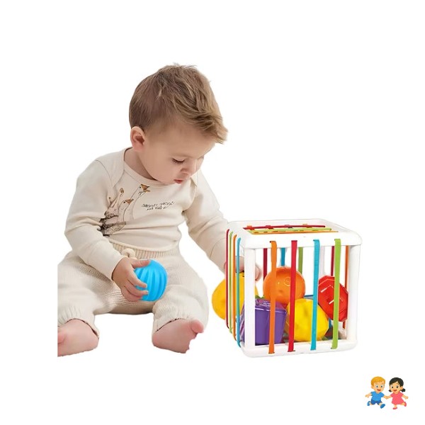 Juego Cambia La Cara de Cubos con Timbre Rompecabezas.