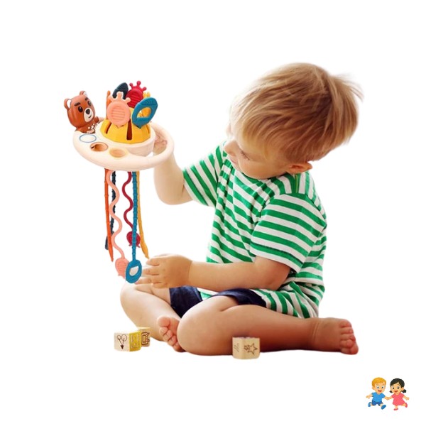 Juguetes Sensorial Para Bebé Montessori Cuerdas.