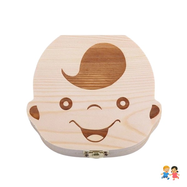 Cajita De Madera Para Guardar Dientes De Leche Niños.