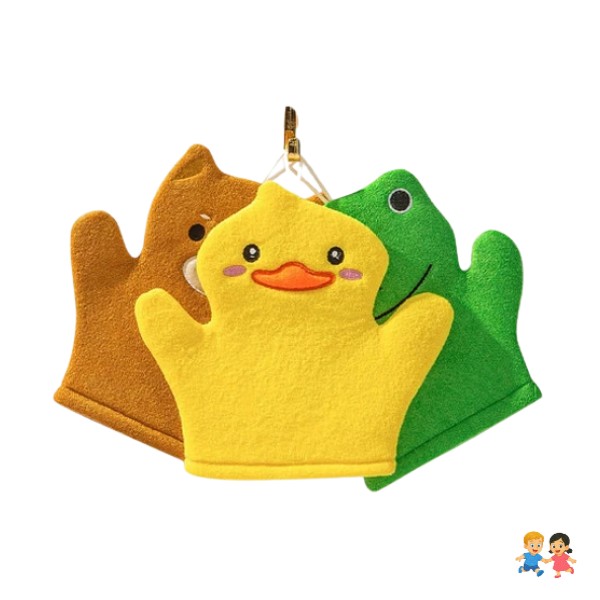 Guante Esponja Para Baño Niños Bebes Ducha Bañera.