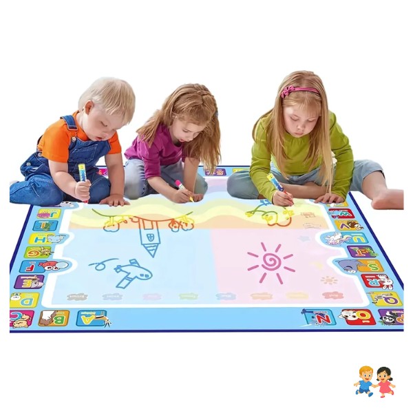 Alfombra Reutilizable Para Pintura Al Agua Para Niños.