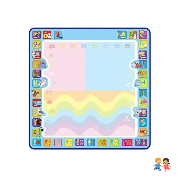 Alfombra Reutilizable Para Pintura Al Agua Para Niños.