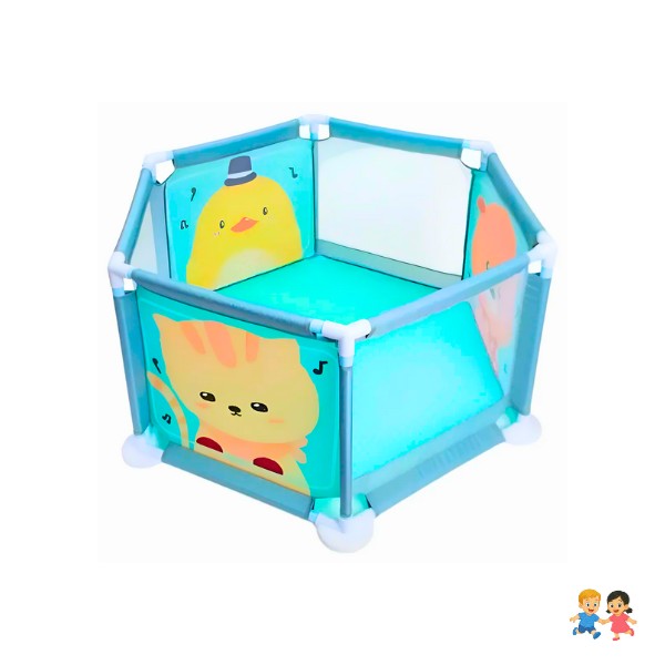 Corral Para Bebé Alta Seguridad Valla De Juego Plegable.