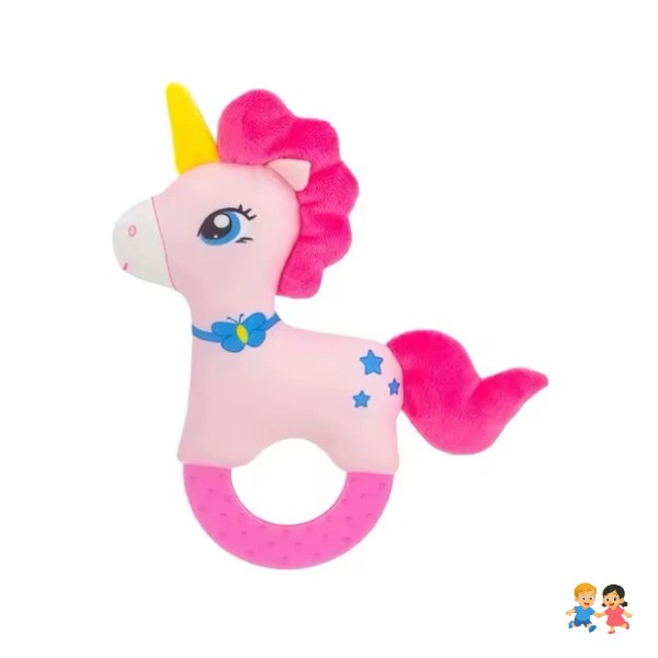 Sonajero Peluche Con Mordedor Estimulación Temprana Bebé.