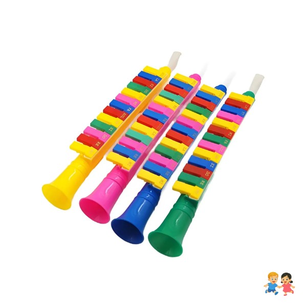Melodica Colorida 13 Teclas Flauta Para Niño Piano Didáctico