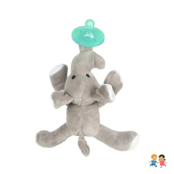 Porta Chupete De Suave Peluche De Animal Para Bebé.