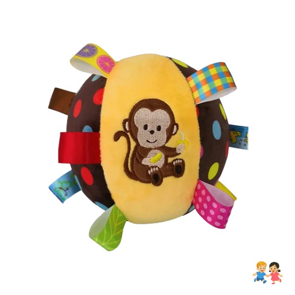 Sonajero Tela Bebe Esfera Estimulación Juguete Sensorial.