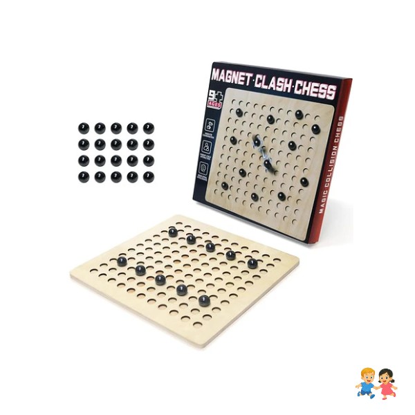 Tablero Magnético De Inducción A Ajedrez Para Niños.