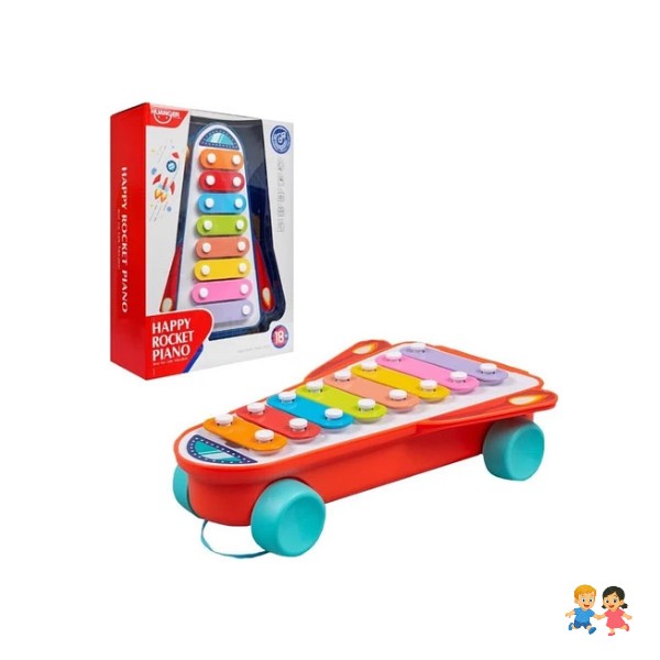 Xilófono Interactivo Colores Con Ruedas.