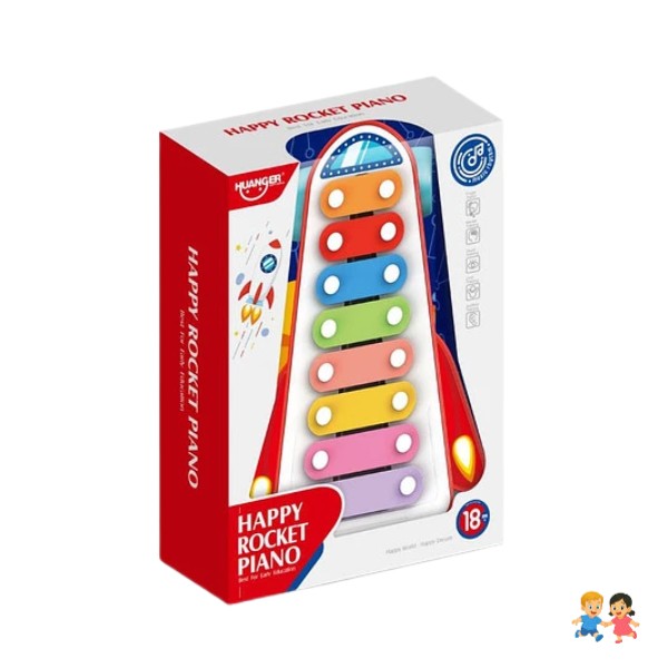 Xilófono Interactivo Colores Con Ruedas.