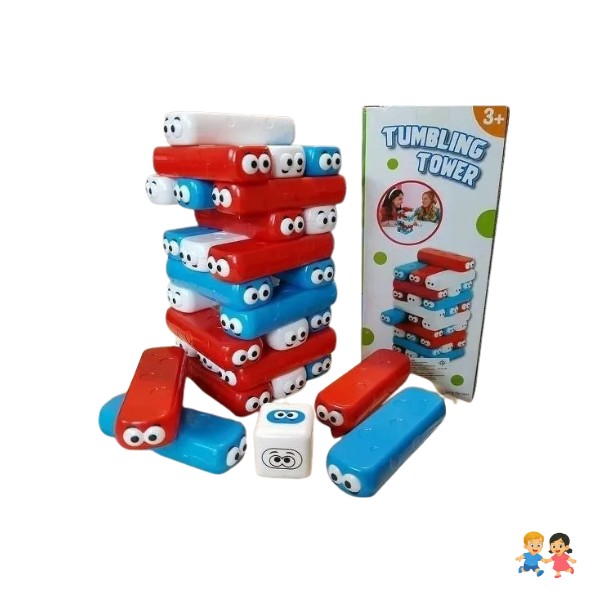 Juego De Mesa Infantil torre de caída Juego Para Niños.