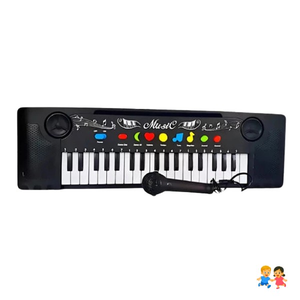 Órgano Musical Infantil Piano Para Niños Micrófono Teclas.