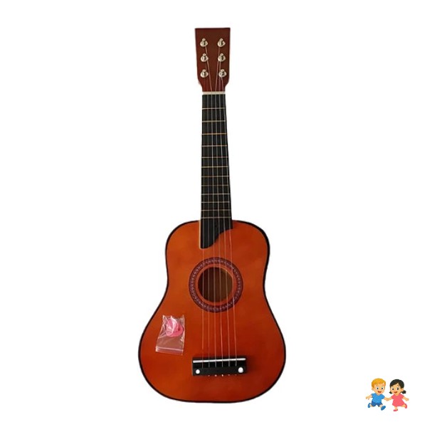Guitarra De Madera Acústica Para Niños Grande Regalo Feliz.