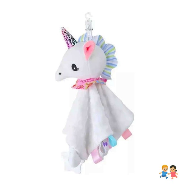 Tuto Apego Unicornio Calmante Suave Con Mordedor Para Bebé.