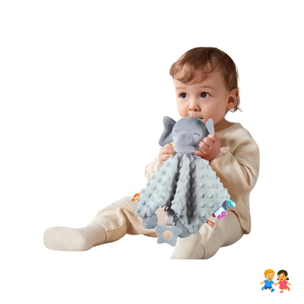 Tuto Apego Peluche Para Bebe Elefante De Felpa Calmante.