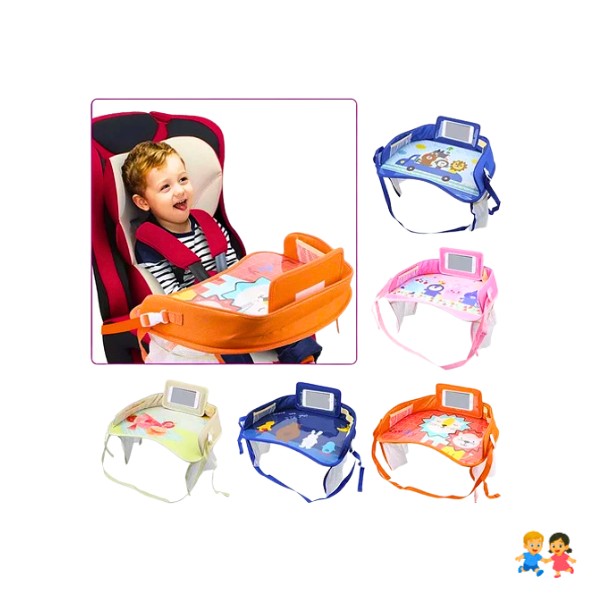 Bandeja Mesa De Niños Viajes Silla De Automóvil Didáctico.