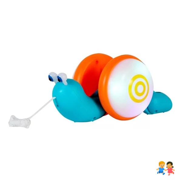 Juguete Para Bebés Y Niños Caracol De Arrastre Con Luces Led.