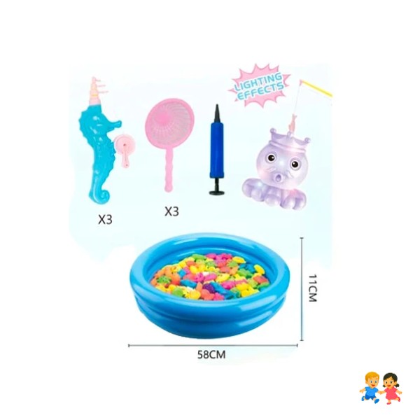 Pesca Milagrosa Piscina Juego 40 Piezas Regalo Niños.