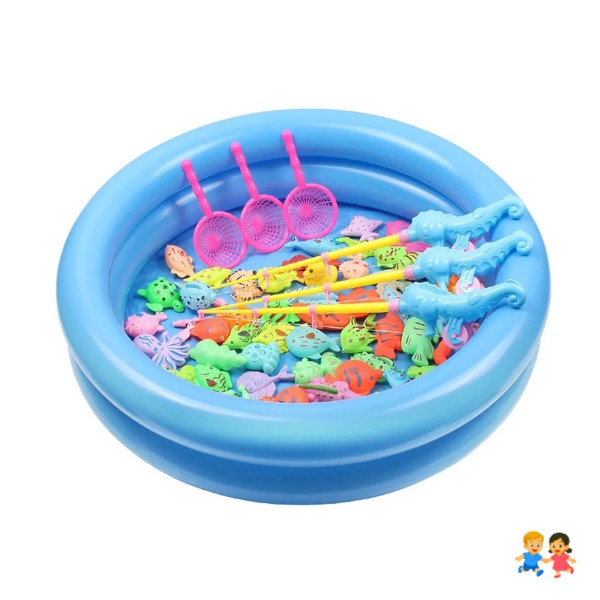 Pesca Milagrosa Piscina Juego 40 Piezas Regalo Niños.