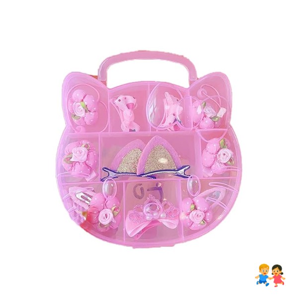 Estuche Para Bebés/niñas De Pinches Y Colets.