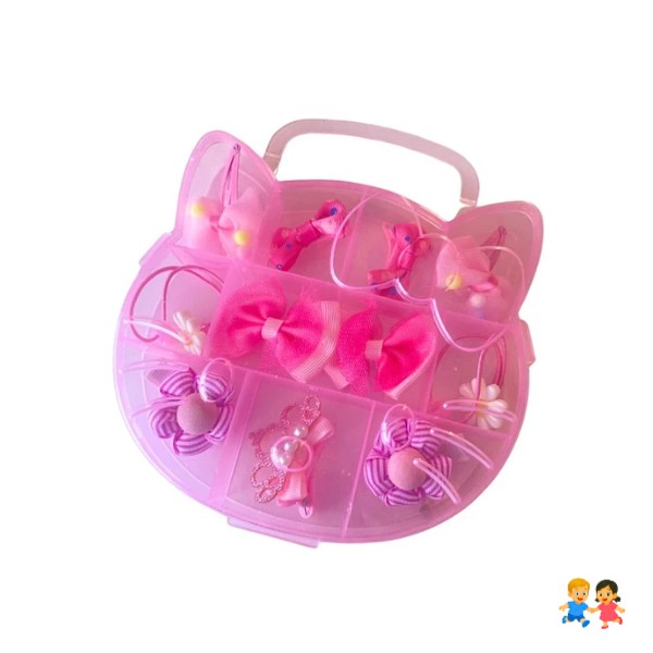 Estuche Para Bebés/niñas De Pinches Y Colets.