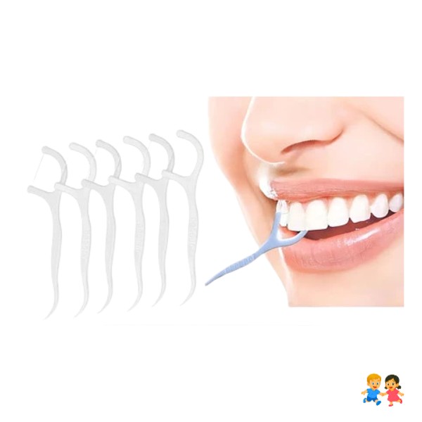 Palillo Hilo Dental Limpieza Interdental 50 Unidades.