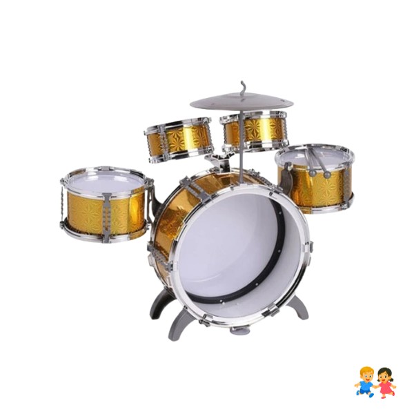 Batería Musical Jazz Niño 5 Tambores Juguete.