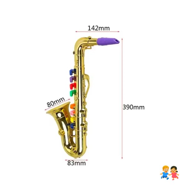 Bello Saxofón Musical De Juguete , Diversión Para Los Niños