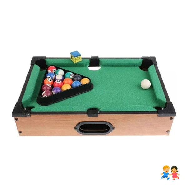 Juego De Mesa Madera Billar.