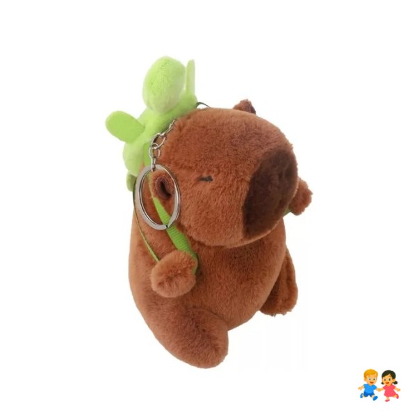 Peluche Llavero Para Bebe Colgante Capibara Pequeño.
