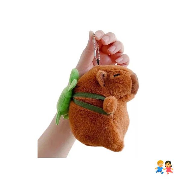 Peluche Llavero Para Bebe Colgante Capibara Pequeño.