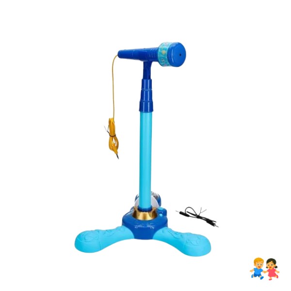 Micrófono Pedestal Juguete Mp3 Con Luces Infantil.