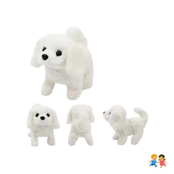 Juguete Perro Peluche Interactivo Electrónico Mueve Y Ladra.