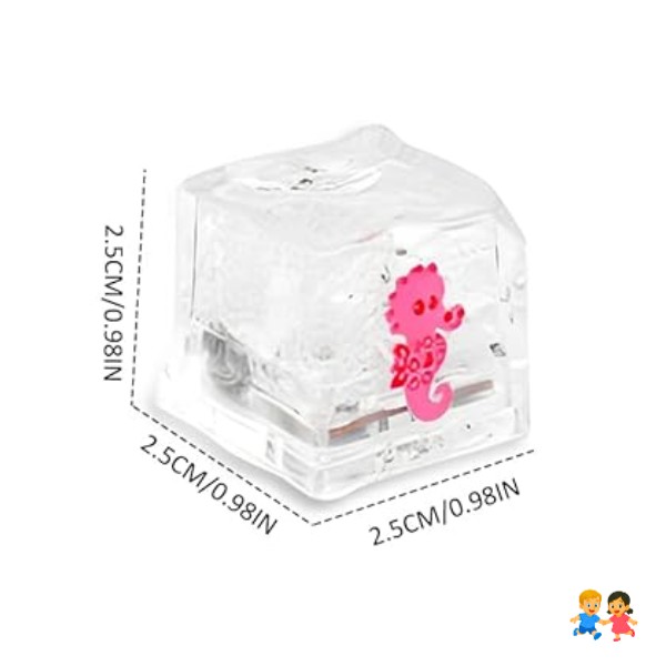 Juguete De Baño Para Bebés Cubitos De Hielo Luminosos.