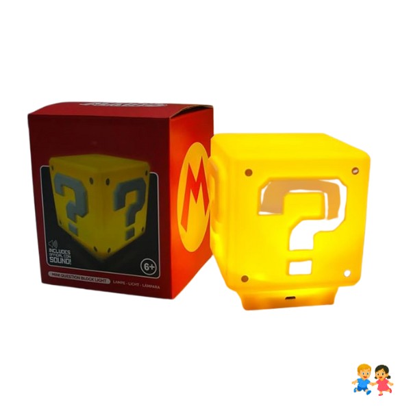 Lámpara Luces Caja Cubo Led Con Sonido.
