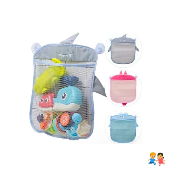 Bolsa Malla Organizadora Guardar Juguetes Baño Tina Bebé.