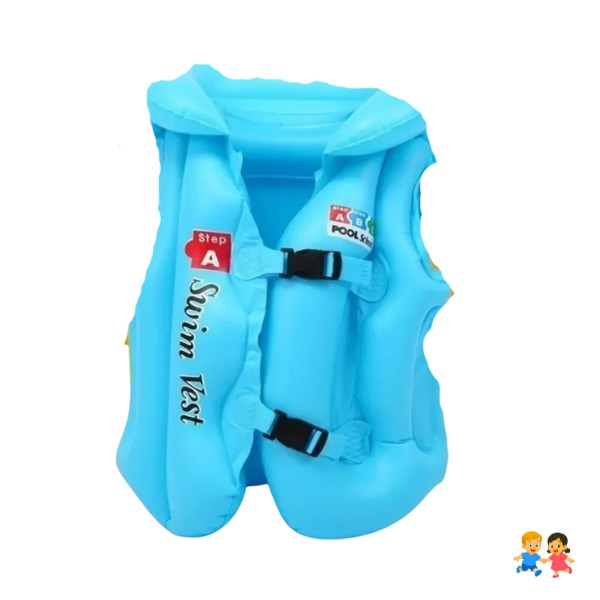 Chaleco Seguridad Inflable Flotador Niños Salvavidas.