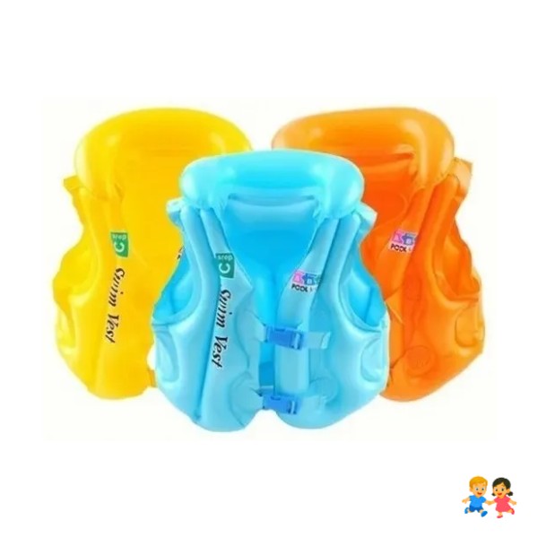 Chaleco Seguridad Inflable Flotador Niños Salvavidas.