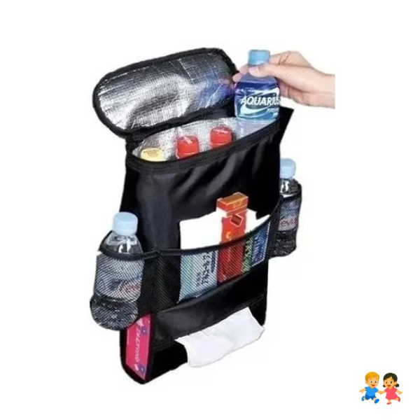 Organizador Para Asiento De Auto Con Compartimiento Térmico.